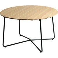 Grythyttan - 9A 120 Gartenesstisch Ø 120 cm, Kiefer geölt / grün von Grythyttan Stålmöbler
