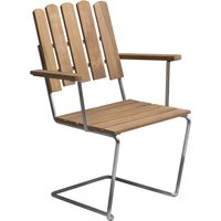 Grythyttan - A2 Gartenarmlehnstuhl, Teak von Grythyttan Stålmöbler