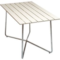 Grythyttan - B25A 120 Gartenesstisch 120 x 70 cm, Eiche weiß lackiert von Grythyttan Stålmöbler