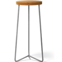 Grythyttan - V1 63 Outdoor Barhocker, Teak von Grythyttan Stålmöbler