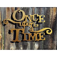 Once Upon A Time Wandkunst Aus Metall von Gsquaredmetalart
