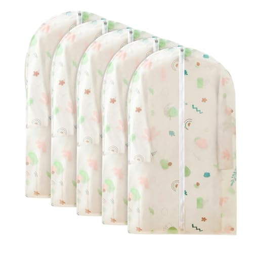 Gsrhzd Kleidersack, 5 Stück 60 * 100cm Kleiderschutzhülle, Staubdichte Feuchtigkeitsbeständige Kleidersäcke mit Reißverschluss, Kleiderhülle für Anzug Mäntel usw Gsrhzd Kleidersack, 5 Stück 60 * 100cm Kleiderschutzhülle, Staubdichte Feuchtigkeitsbeständige Kleidersäcke mit Reißverschluss, Kleiderhülle für Anzug Mäntel usw von Gsrhzd