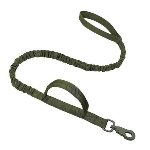 Hundehalsbänder Hundehalsband mit Leine, Nylon Hundehalsband, reflektierende Leine, Taktisches Trainingshalsband für Hunde(Green,XL) von GsvUbd
