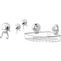 GSW Badaccessoire-Set "Aufbewahrung HOOKIE System 4-teilig", (Set, 4 tlg.) von GSW