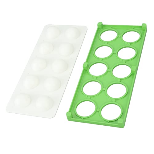 10 Löcher Ravioli Maker, Eisen -Abs vieler Ravioli Press Square Pelmeni Maker für Home Knödel Pasta Pelmeni Making (Green) von Gsycle