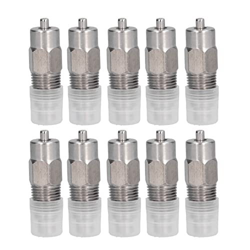 10 Stück Hähnchen Trink nippel, Edelstahl automatische Geflügel wässer nippel Schrauben-Stil Hühner Wasser zufuhr für kleine Nutztiere 10 Stück Hähnchen Trink nippel, Edelstahl automatische Geflügel wässer nippel Schrauben-Stil Hühner Wasser zufuhr für kleine Nutztiere von Gsycle