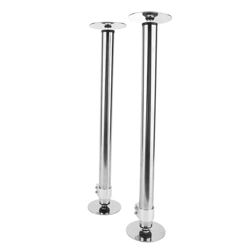 2PCS Unterbeckener Halterungen, verstellbare Edelstahl-Dienstprogrammbeinbeine Stützpol für Küchen- und Badezimmerreparatur 45-78 cm von Gsycle
