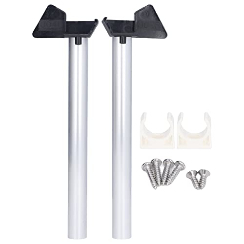 2pcs Treibhausregen Rinnenabläufe, PVC -Aluminium -Drainage -Regengottes -Wasser -Rohrrohr -Kit für kleine Gewächshäuser von Gsycle