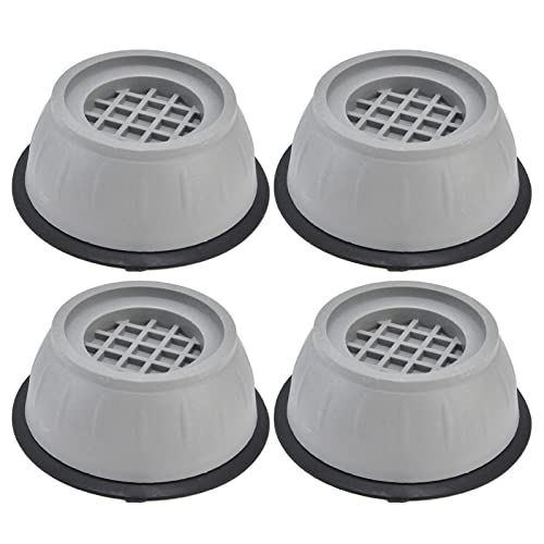 4 PCs Waschmaschine Anti -Vibrationspads, Geräuschunterdrückung ohne Schlupfwaschmaschine Fußkissen Waschmaschinen Stoßdämpfer -Pad -Stabilisator für den Kühlschranktrockner (Großer Durchmesser 9 cm) von Gsycle