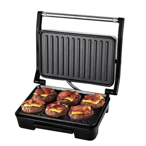 850W Panini Grill Press Sandwichhersteller, 6 Scheiben Doppelseite Stahl tragbarer Panini -Hersteller mit Anti Griff zum Frühstück Brunch Nachmittagstee 850W Panini Grill Press Sandwichhersteller, 6 Scheiben Doppelseite Stahl tragbarer Panini -Hersteller mit Anti Griff zum Frühstück Brunch Nachmittagstee von Gsycle