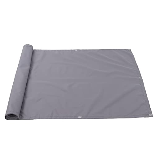Balcony Privacy Screen Fence, 3x0.9m Grey Polyester Windproof Railing Fencing Cover Net Shade Netting Mesh Cloth for Patio Porch Backyard Deck Balcony Privacy Screen Fence, 3x0.9m Grey Polyester Windproof Railing Fencing Cover Net Shade Netting Mesh Cloth for Patio Porch Backyard Deck von Gsycle