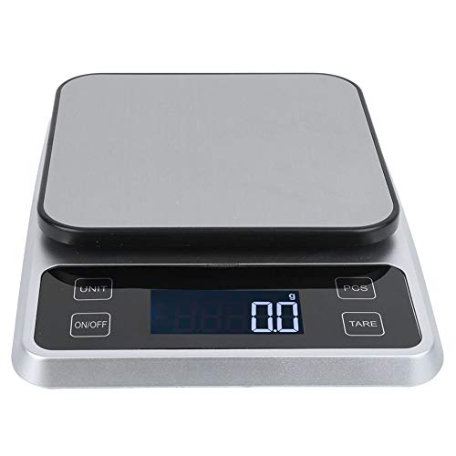 Digitale Küchenwaage, 5 kg/0,1 g, Edelstahl-Lebensmittelwaage, elektronische Lebensmittelwaage zum Abnehmen, Backen, Kochen Digitale Küchenwaage, 5 kg/0,1 g, Edelstahl-Lebensmittelwaage, elektronische Lebensmittelwaage zum Abnehmen, Backen, Kochen von Gsycle