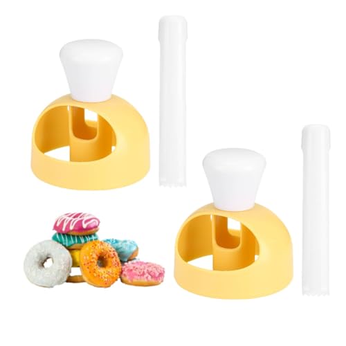 Donut Maker, 2 Set Donut Cutter Maker Donut Cake Maker Formen Mit Tauchzange Donut Mould Maker Zum Backen von DIY Donut Cake von Gsycle