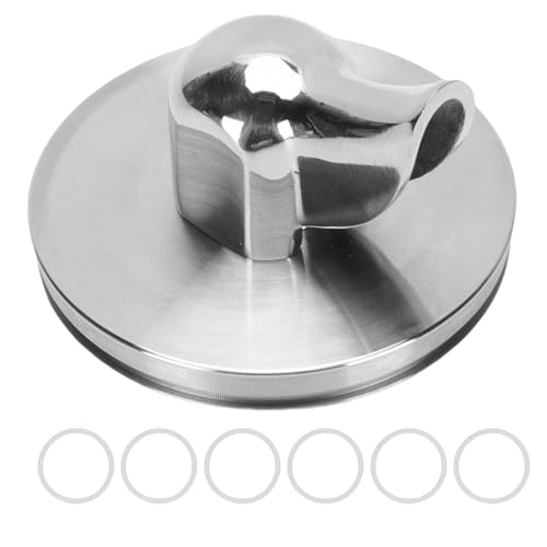 Edelstahl -Portafilter -Spout, 54 mm sogar Distribution Kaffeemaschine Portafilter Spout Espresso -Zubehör mit O -Ringen für Zuhause (Single -Ausguss) von Gsycle