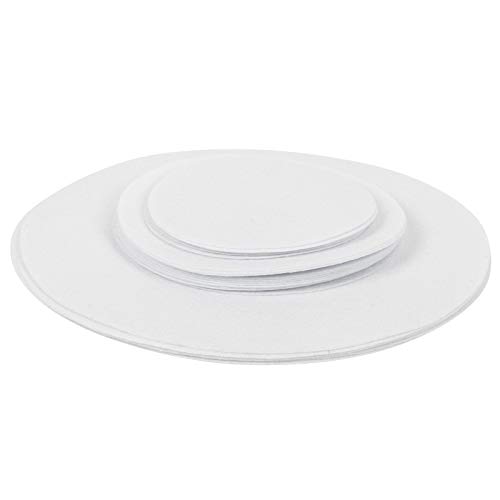 Filzplattenschutz, 3 Größenschnitzelschüssel -Separatoren Pads China Speicherteiler für Lebensmittelplatten -Porzellankochgeschirr (24pcs) von Gsycle