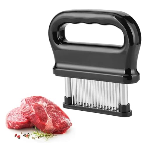 Fleisch Tenderizer, Huhn Tenderizer Fleisch Tenderizer Werkzeug Steak Tenderizer Fleisch Tenderizer Mallet Edelstahl 48 Blatt Fleisch Tenderizer für Küche Kochen von Gsycle