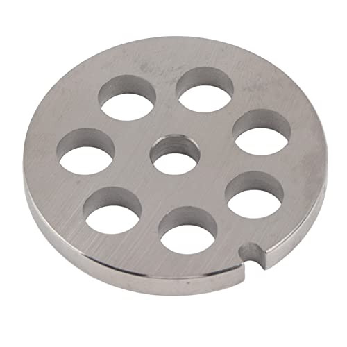 Fleischschleifer Klingen, runde Edelstahl Fleischmühle Teile Klingen Mincer Plattenscheibenmesser Ersatzteile für Größe 5 Mixerzubehör (10 mm) von Gsycle