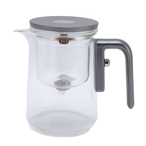 Glaswasserabteilung Teekanne, 600 ml magnetischer transparenter Tee -Infuser -Topf mit Infuser und Deckel für lose Blatt oder duftend Glaswasserabteilung Teekanne, 600 ml magnetischer transparenter Tee -Infuser -Topf mit Infuser und Deckel für lose Blatt oder duftend von Gsycle