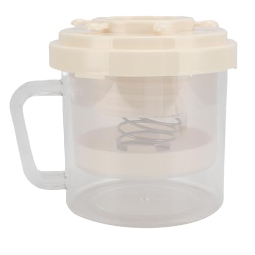 Griechischer Joghurtsieb, effizientes Filtrationsmilch -Milchsieb Tofu Dry Joghurthersteller mit feinem Netz für Beeren, Suppe, Fruchtsaft, Kaffee (Beige) von Gsycle
