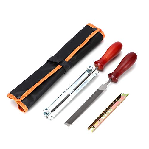 Gsycle 3 Pack Chainsaw File Kit, Portable Wooden Flat File Chain Saw Sharpener Tool with Depth Filing Guide Flat File for Household Gsycle 3 Pack Chainsaw File Kit, Portable Wooden Flat File Chain Saw Sharpener Tool with Depth Filing Guide Flat File for Household von Gsycle