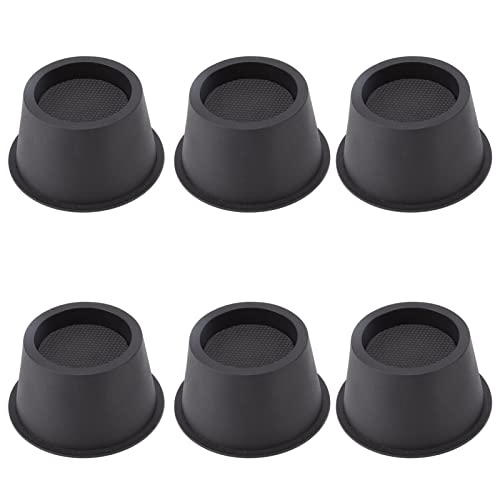 Gsycle 6 Stück runde Möbelerhöhungen, 7,1 cm, runde Betterhöhungen, Sofaerhöhungen, Tischerhöhungen, Bettstützbeine, Schreibtischerhöhungsblöcke für Schreibtischbeine, Tisch, Couch, von Gsycle