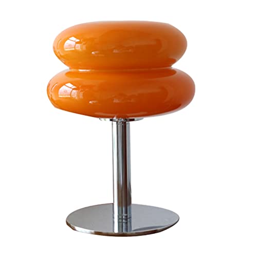 Gsycle Eiertarte Tischlampe, USB -energieeffiziente Pilzlampe Desk Nachtlicht für Schlafzimmer im Wohnzimmer Schlafzimmer Kinderzimmer (Orange) von Gsycle