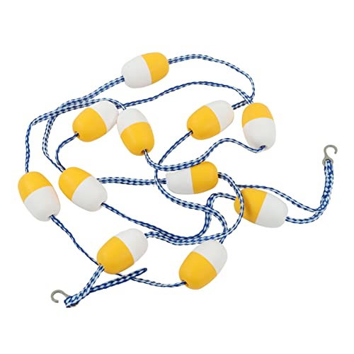Gsycle Float Lane Line, 5m 7 cm PVC wiederverwendbarer Pool -Sicherheits -Trennseil Sicherheitseil mit Schwimmkörpern für Innen- und Außenpool, die Tiefe trennten von Gsycle