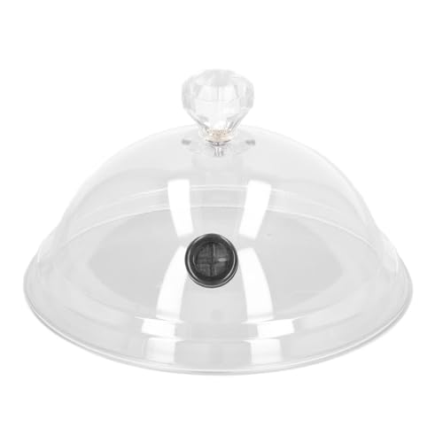 Gsycle Rauchen Kuppel Abdeckung, 6.3in Rauch Infuser Raucher Kuppel Deckel Transparente Acryl Lebensmittel Abdeckung Rauchen Kuppel Deckel Cocktail Getränke Rauchen Deckel für Bar BBQ Getränke von Gsycle