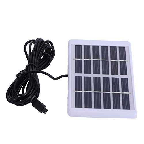 Gsycle Solarpanel 1,2 W 6 V, Solarladepanel aus polykristallinem Silizium, Solarzellenmodul zum Aufladen von Akkus mit USB-Anschluss für Beleuchtung Gsycle Solarpanel 1,2 W 6 V, Solarladepanel aus polykristallinem Silizium, Solarzellenmodul zum Aufladen von Akkus mit USB-Anschluss für Beleuchtung von Gsycle