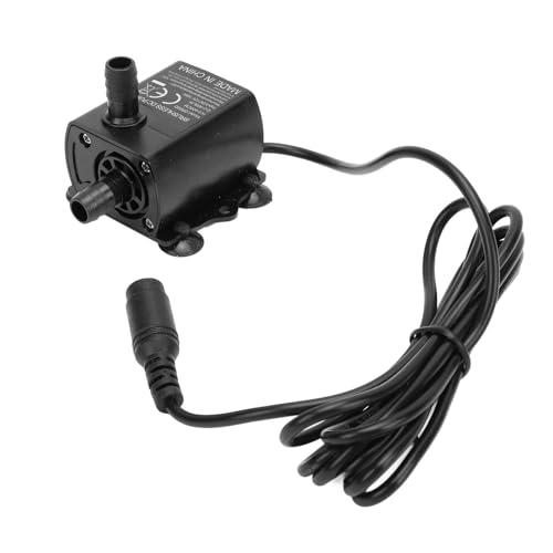Gsycle Tauchwasserpumpe, DC 12 V 10 W 0-400 l/h Mikrobürstenlose Pumpe Mini-Wassertransferpumpe für das Wasserkühlsystem eines Aquariumcomputers von Gsycle