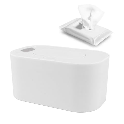 Gsycle Wischtuchwärmer, Feuchttuchspender, USB-betrieben, konstante Temperatur, große Kapazität, Baby-Wischtuchwärmer mit Display, Wischtuchheizung für Kleinkinder (Weiß) von Gsycle