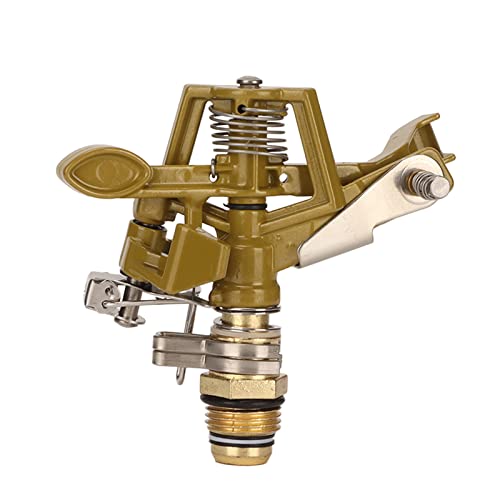 Impact Sprinkler Head, G1/2 männliche Gewinde Zinklegierung Wässerung Sprinkler 360 ° Automatische Rotation Bewässerungsdüse für Rasen -Terrassengarten Impact Sprinkler Head, G1/2 männliche Gewinde Zinklegierung Wässerung Sprinkler 360 ° Automatische Rotation Bewässerungsdüse für Rasen -Terrassengarten von Gsycle