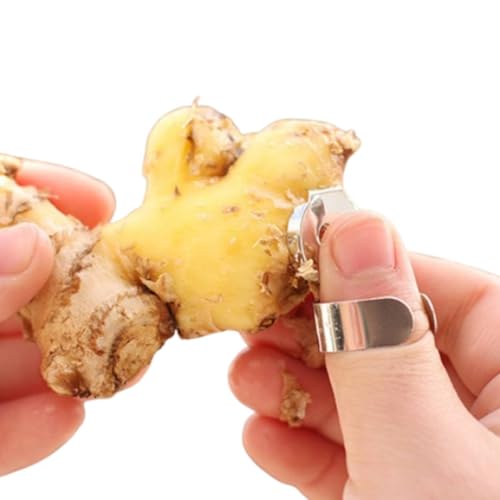 Ingwer -Fingerschäler, multifunktionale effiziente Gemüseschäler Edelstahl leicht zu reinigen zu reinigen Knoblauchschäling -Werkzeuge Küchengeräte für Zuhause Ingwer -Fingerschäler, multifunktionale effiziente Gemüseschäler Edelstahl leicht zu reinigen zu reinigen Knoblauchschäling -Werkzeuge Küchengeräte für Zuhause von Gsycle