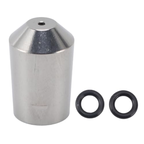 Kaffeemaschine Dampfdüse, Edelstahl 3 Loch Milchschaum Ausguss Ersatz Dampfstab Tipp mehrere Löcher Spitze für Kaffeemaschine (Einzelnes Loch) von Gsycle