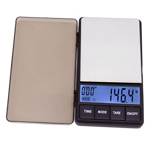 Kleine Kaffeekala, 1000 g 0,1 g Espresso -Skala Mini Digital Pocket Food Skala mit Timer -Tara -Funktion Dünne Reisekaffeekala von Gsycle
