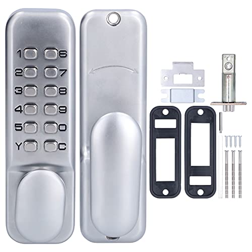 Mechanische Kombinationsperre, wasserdof schlüssellloser Kennwort -Türschloss Anti -Theft -Kombination Latch Türschloss für Küchenraum Büro Balkon Lagerhaus von Gsycle