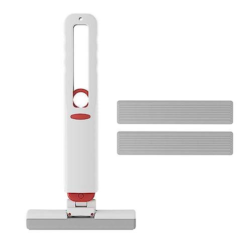 Mini-Mopp, drehbar, stark, saugfähig, Schwamm-Mopp, Auswringmopp, Mini-Handmopp, Zubehör mit 2 Köpfen für Familie, Büro, Auto, Desktop von Gsycle