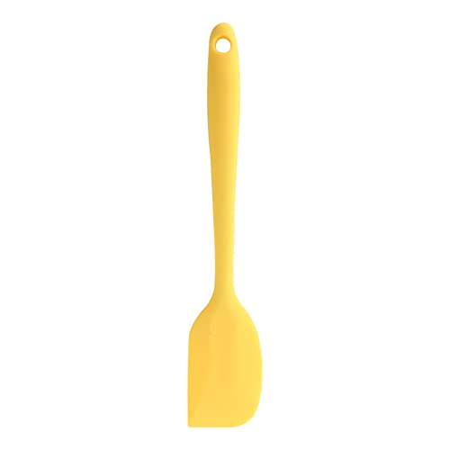 Silicone Spatulas, Butter Cream Scraper Kitchen Cake Baking Mixing Tool with Ergonomic Grip for Nonstick Cookware, Cooking (Gelb) von Gsycle
