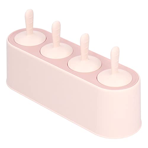 Silikon-Eis am Stiel-Form mit 4 Löchern, wiederverwendbare, leicht zu lösende Eiscreme-Form, Lebensmittelhalter für die Zubereitung von Speisen für Heimanwender und Heimwerker (-3118210242313) von Gsycle