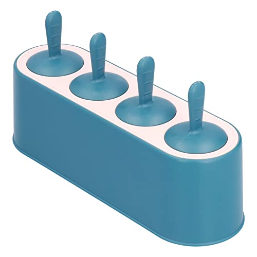 Silikon-Eis am Stiel-Form mit 4 Löchern, wiederverwendbare, leicht zu lösende Eiscreme-Form, Lebensmittelhalter für die Zubereitung von Speisen für Heimanwender und Heimwerker (-3118210242314) von Gsycle