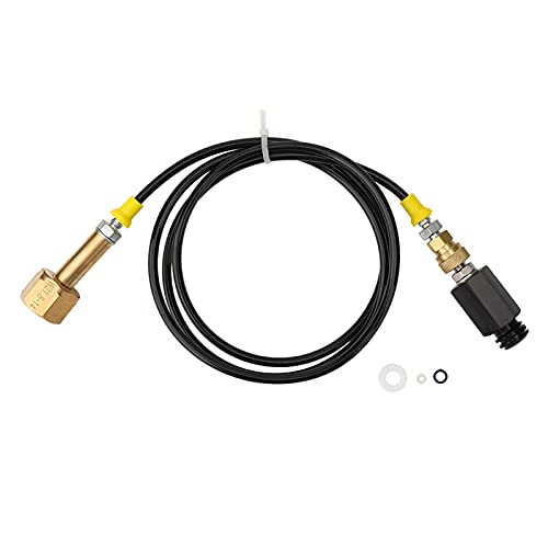 Soda -Adapter -Schlauch -Kit, W21.8 Universal CO2 Zylinder Direkter Adapter Sparkling Water Maker Schnellanschlussschlauch für Catering Home und Commercial von Gsycle