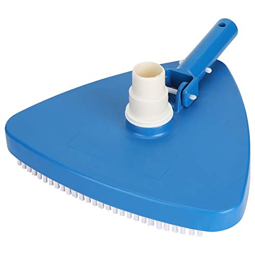 Triangular Pool Vacuum Head, Portable Weighted Swimming Pool Vacuum Head Brush Cleaning Tool Accessories for Above Ground Inground Swimming Triangular Pool Vacuum Head, Portable Weighted Swimming Pool Vacuum Head Brush Cleaning Tool Accessories for Above Ground Inground Swimming von Gsycle