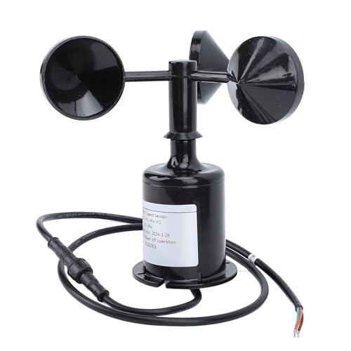 Wind Speed Sensor, 9 to 30V High Accuracy 3 Cups Wind Speed Detector Lightweight Anemometer for Power Plants Meteorological Monitoring Wind Speed Sensor, 9 to 30V High Accuracy 3 Cups Wind Speed Detector Lightweight Anemometer for Power Plants Meteorological Monitoring von Gsycle