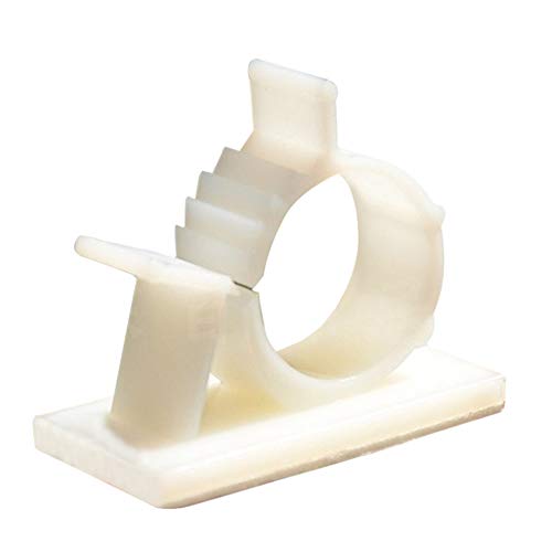 Gtagain Kunststoff Selbstklebend Kabelclips Rohrschellen - 10/15/20Pcs Handwerkzeuge Nylon Draht Halter Kabel Organizer Einstellbar Netzwerk Drahtclips Management Gasleitung Feste Klammer von Gtagain