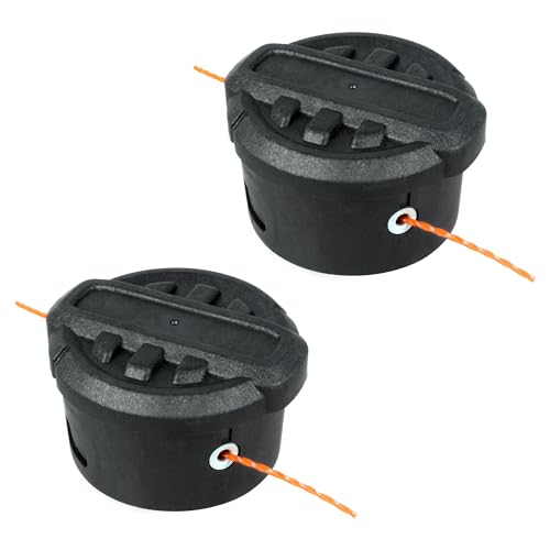 Ersatz-Trimmerkopf für Dewalt Rasentrimmer, 2 Stück von Gteana