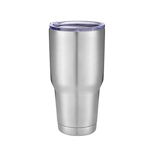 Gteller Thermobecher, doppelwandig, Edelstahl, isoliert, mit Deckel, für heiße Getränke und kalte Getränke, 880 ml von Gteller