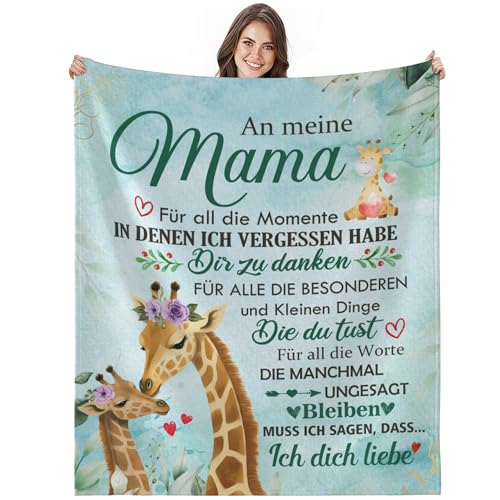 Geschenke für Mama Geburtstagsgeschenk zum Mütter Kuscheldecke Flauschige an Meine Mama Geburtstag Muttertag Geschenkdecke für Mama Von Tochter Sohn 150x200cm von GthreeD