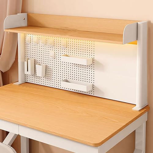 Gtzly Organizer Schreibtisch, SchreibtischverläNgerung, Beistelltisch, for Anklemmen üBer Dem Schreibtisch-Aufbewahrungsregal, 2-Stufige Kleine SchreibtischverläNgerung(100*14.5*63cm/39.3*5.7*25in) von Gtzly
