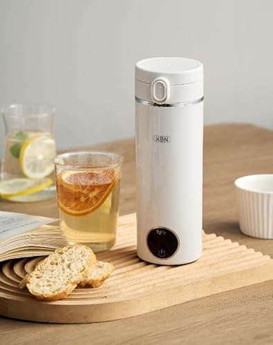 Wasserkocher Auto, Fahrzeug Beheizter 12V/24V, 450ml Wasserkocher Für Auto, Auslaufsicher, Mini Tragbare Elektrische Wasserbecher Für Auto Lkw Camping Wasserkocher Auto, Fahrzeug Beheizter 12V/24V, 450ml Wasserkocher Für Auto, Auslaufsicher, Mini Tragbare Elektrische Wasserbecher Für Auto Lkw Camping von GuKKK
