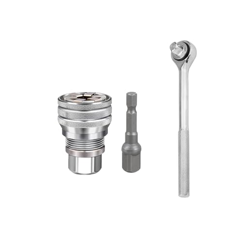10–19 mm Sechskantmutter und Schrauben, Schraubendreher-Werkzeug für 3/8-Zoll-Antrieb, verstellbar, Universal-Steckschlüssel, Griffadapter, manueller Steckschlüssel von Guaber